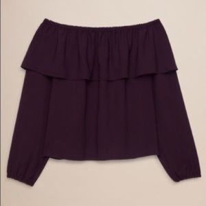 Aritzia -Wilfred Morel Off The Shoulder Blouse Sz S